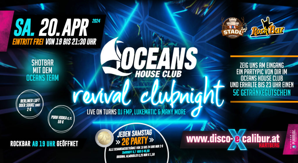 OCEANS revival party