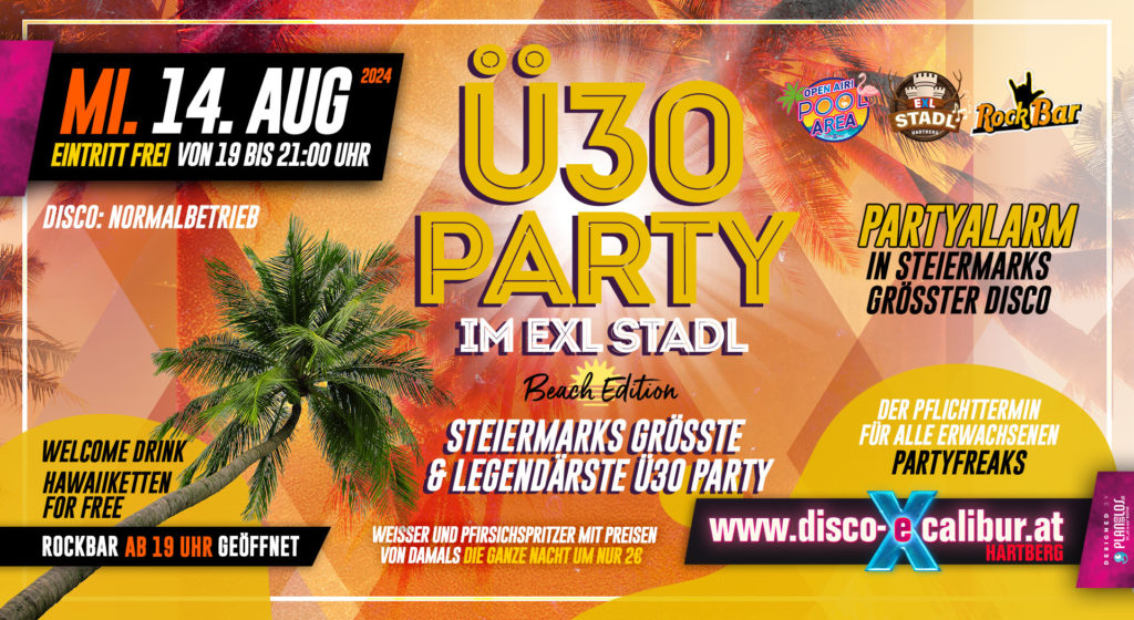 Ü30 Party – Beach Edition