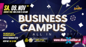 BUSINESS CAMPUS All In Party